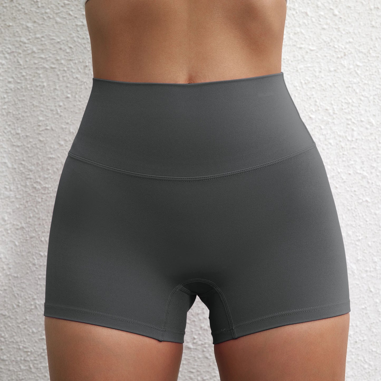 Women High Waist Fitness Shorts Squat Proof For Yoga Running Training