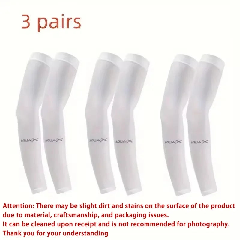 Breathable Sun Protection Sleeves Polyester For Sports And Outdoors