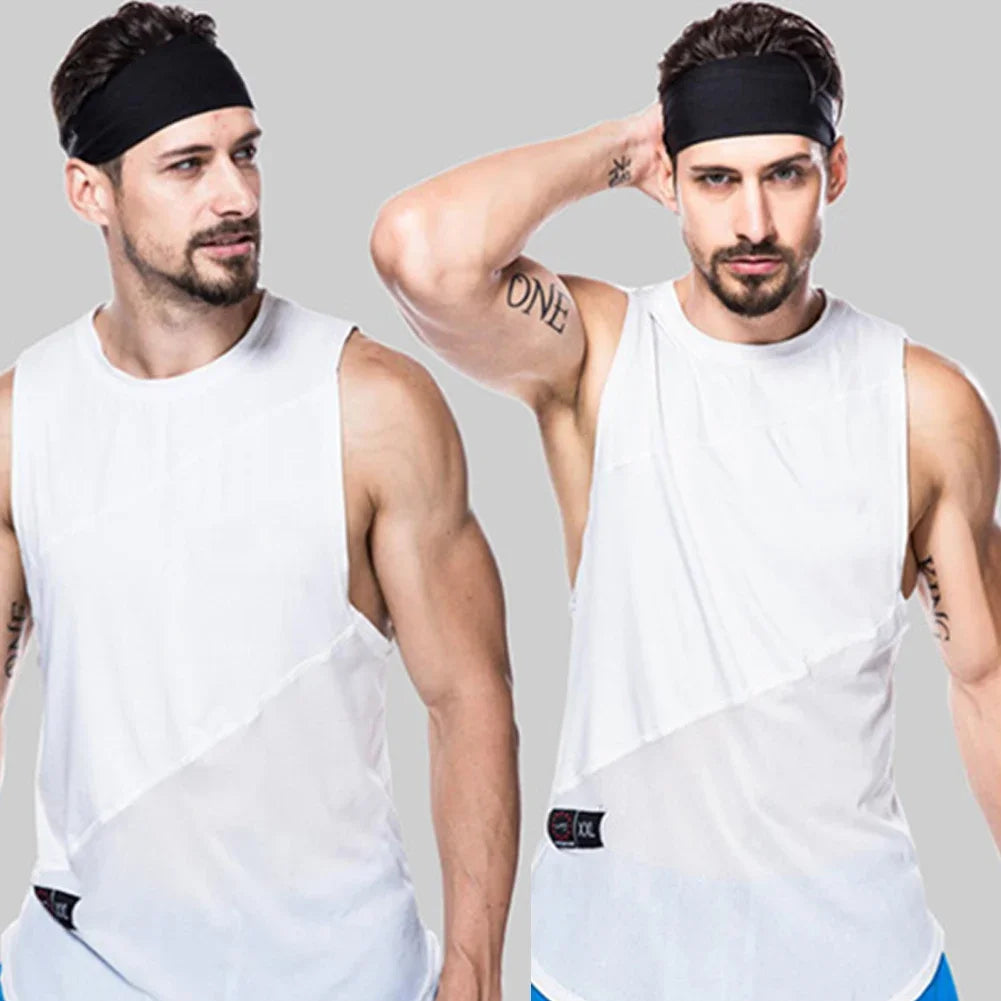 JOCESTYLE Elastic Sports Headband Sweat Absorption Quick Dry