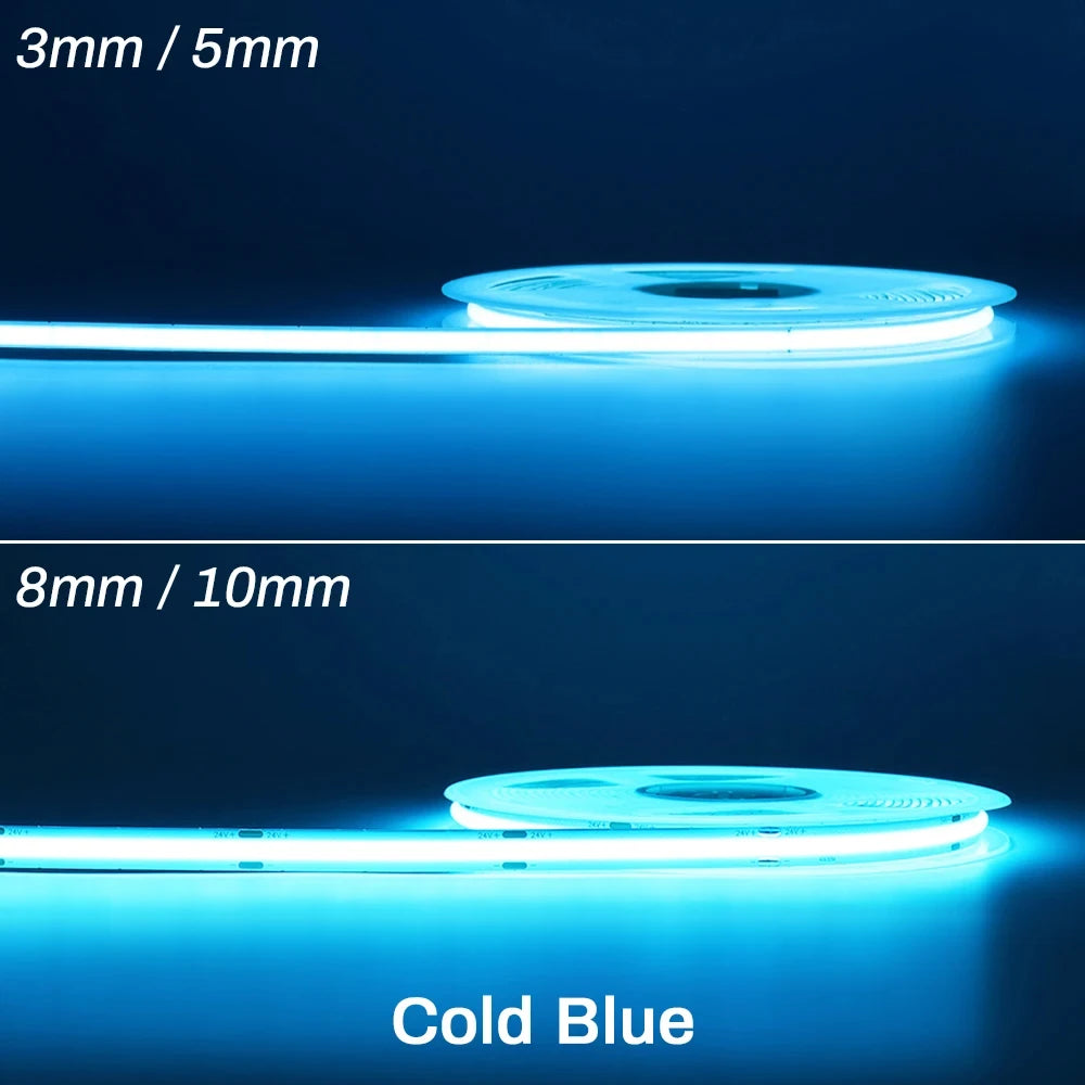 Cooleeon LED Strip Lighting 12V 24V Dimmable Tape Home Decor