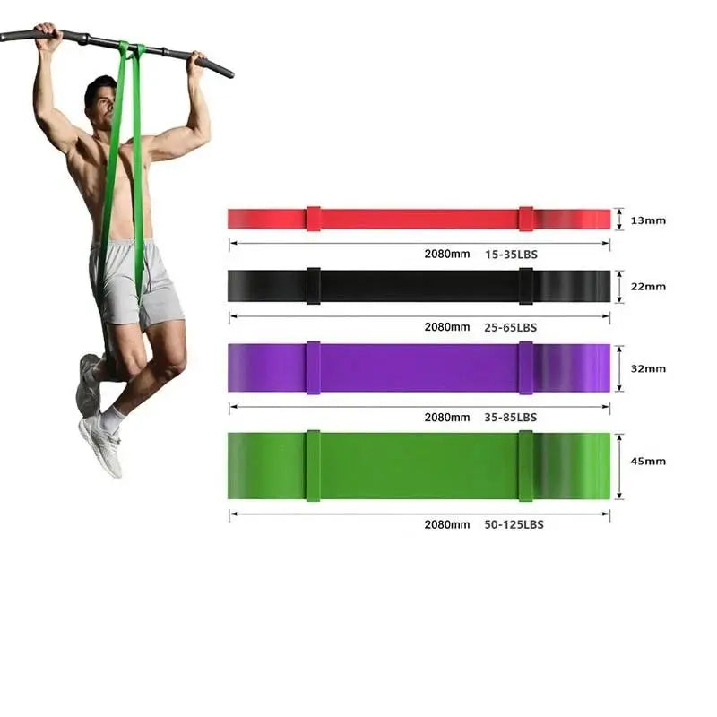 Pull Up Resistance Bands Four Levels for Full Body Training