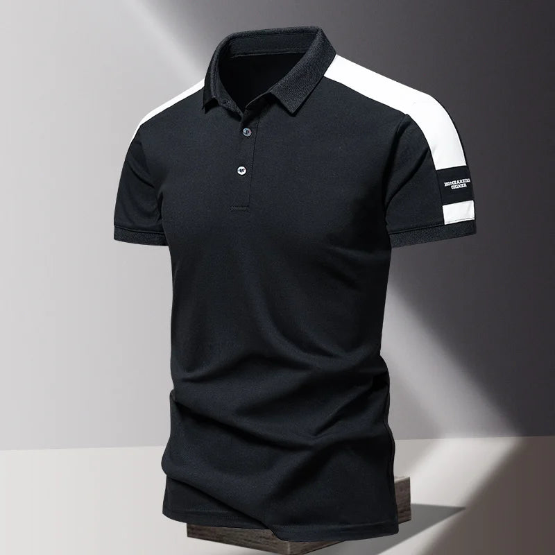 Lane JT CN Men’s Polo Shirt Cotton Short Sleeve Breathable