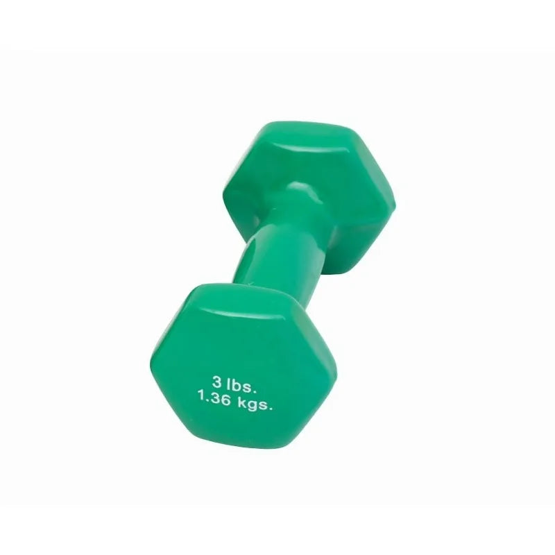 Vinyl Coated Iron Dumbbell For Strength Training Durable Home Gym
