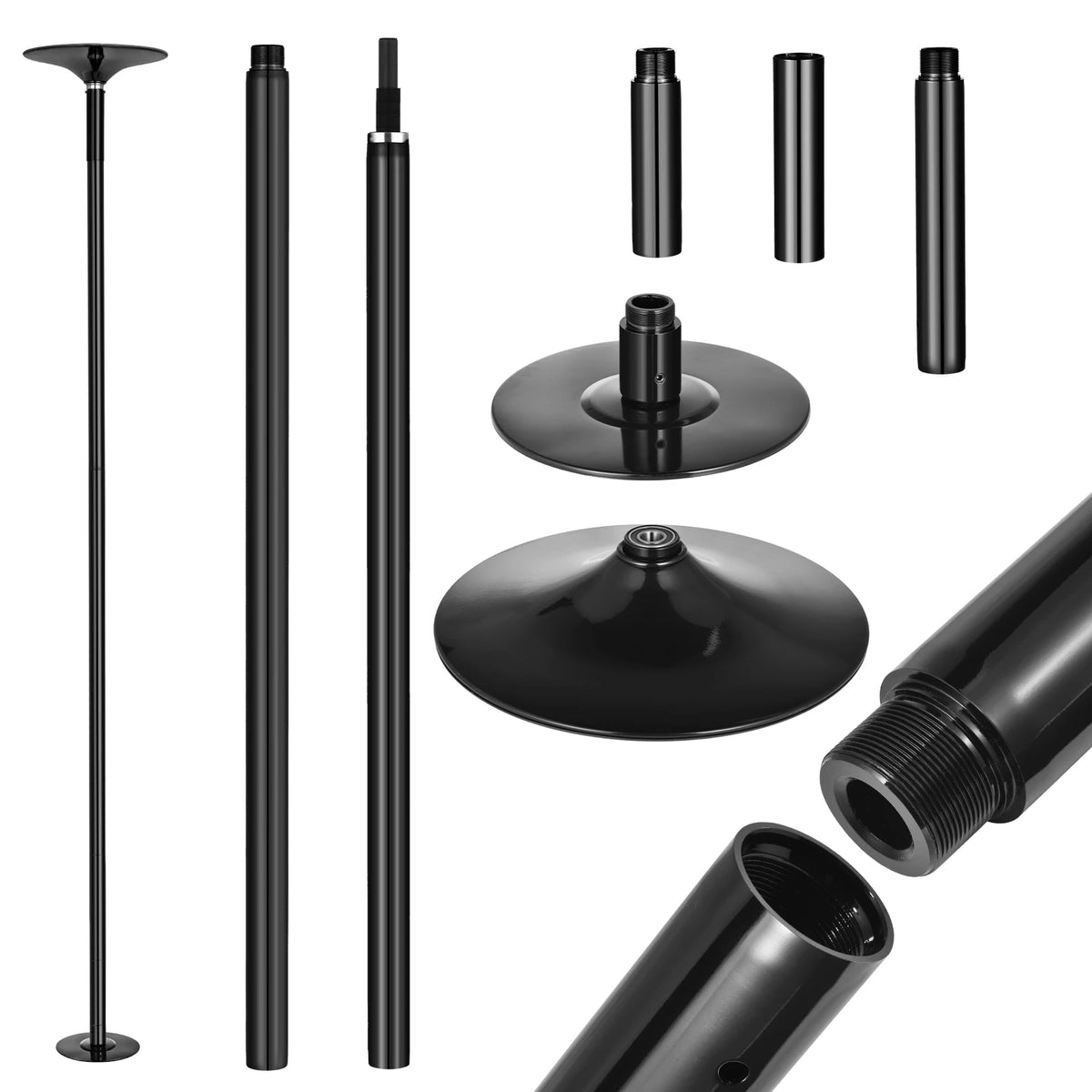 Portable Static Dance Pole For Home And Gym Training