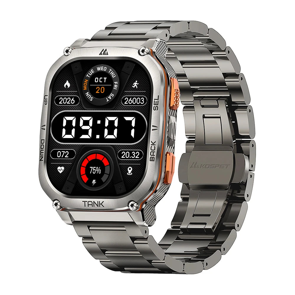 KOSPET Tank M3 Ultra GPS Smartwatch For Men AMOLED