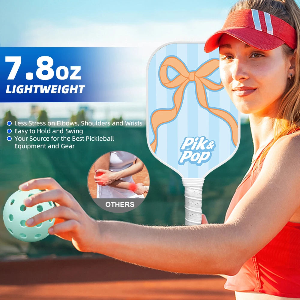 Miflame USAPA Pickleball Paddles Set Of 2 With Carry Bag