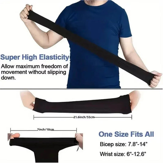 Breathable Sun Protection Sleeves Polyester For Sports And Outdoors