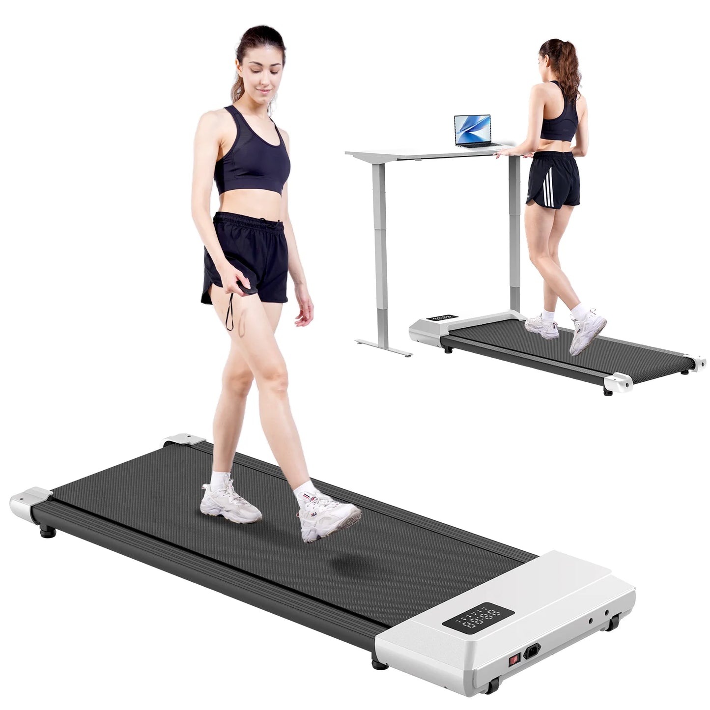 Walking Pad Mini Treadmill Under Desk Exercise Machine Max 250 Lbs