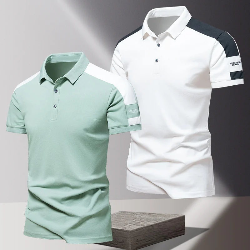 Lane JT CN Men’s Polo Shirt Cotton Short Sleeve Breathable
