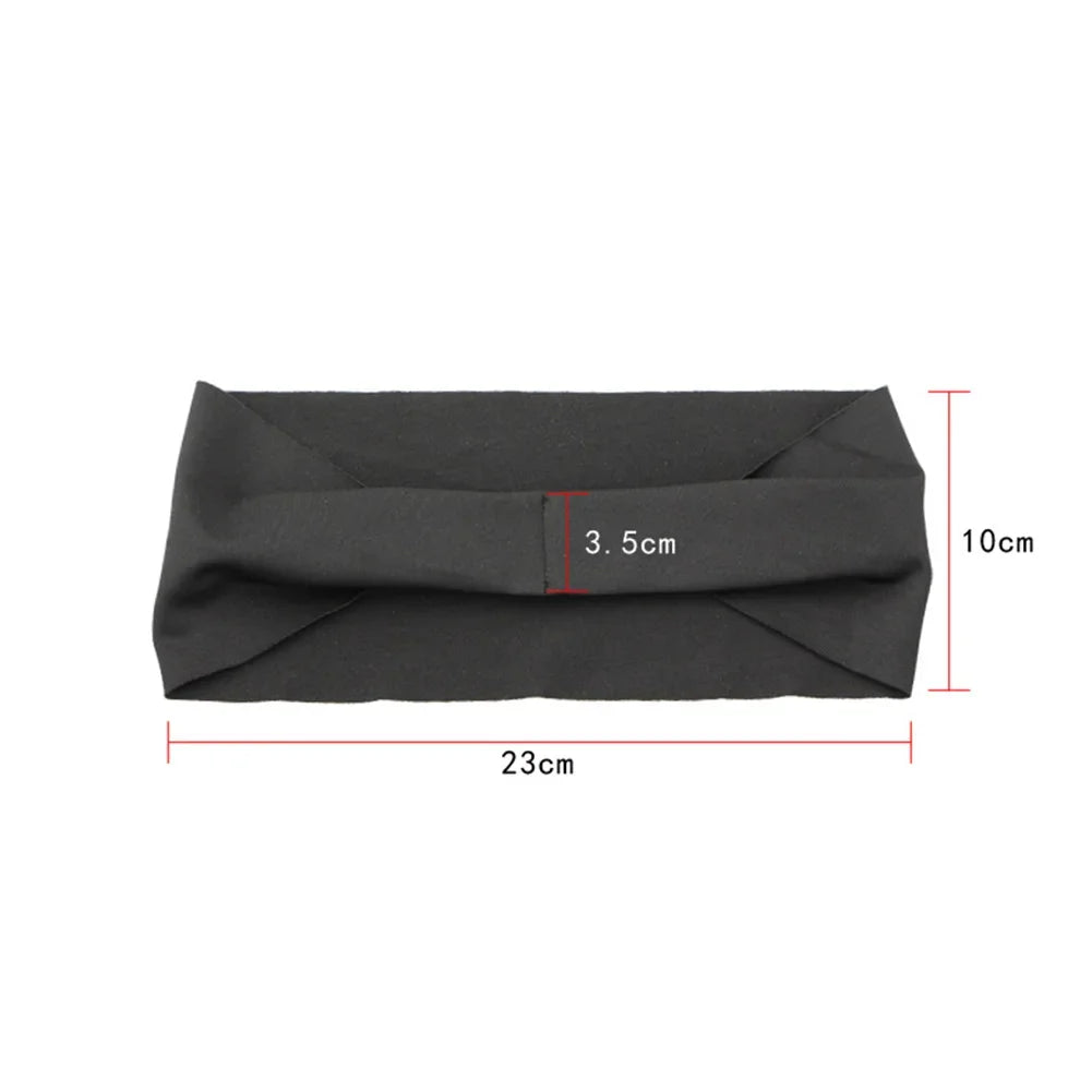 JOCESTYLE Elastic Sports Headband Sweat Absorption Quick Dry