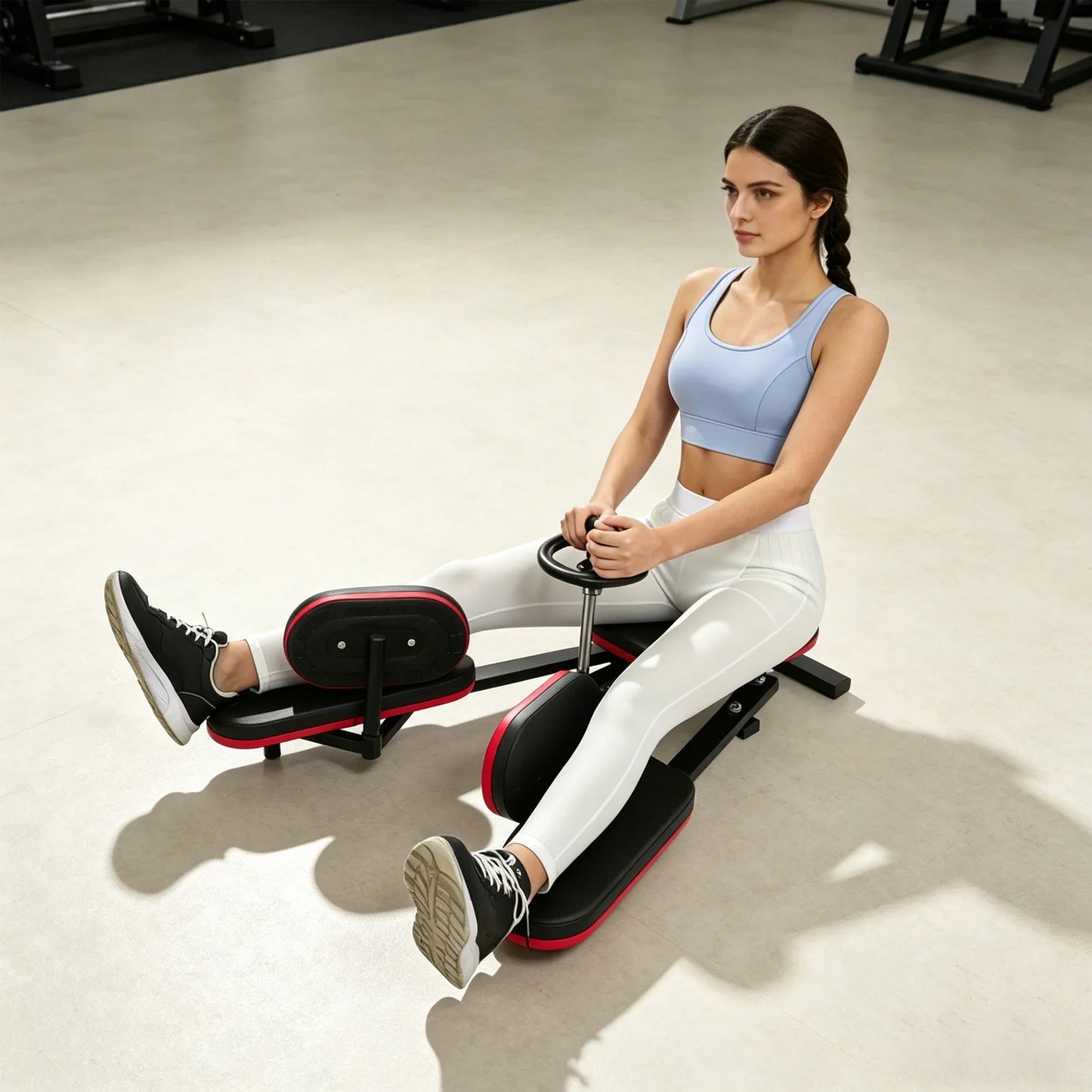 Leg Stretching Trainer Leg Split Machine 180° Adjustable Split Machine Leg Stretching Training Machine for Home Flexibility Workout