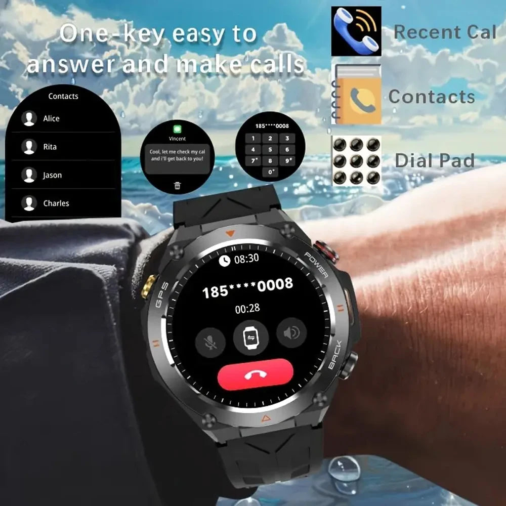 SENBONO GPS Smart Watch With Built In GPS Bluetooth Call