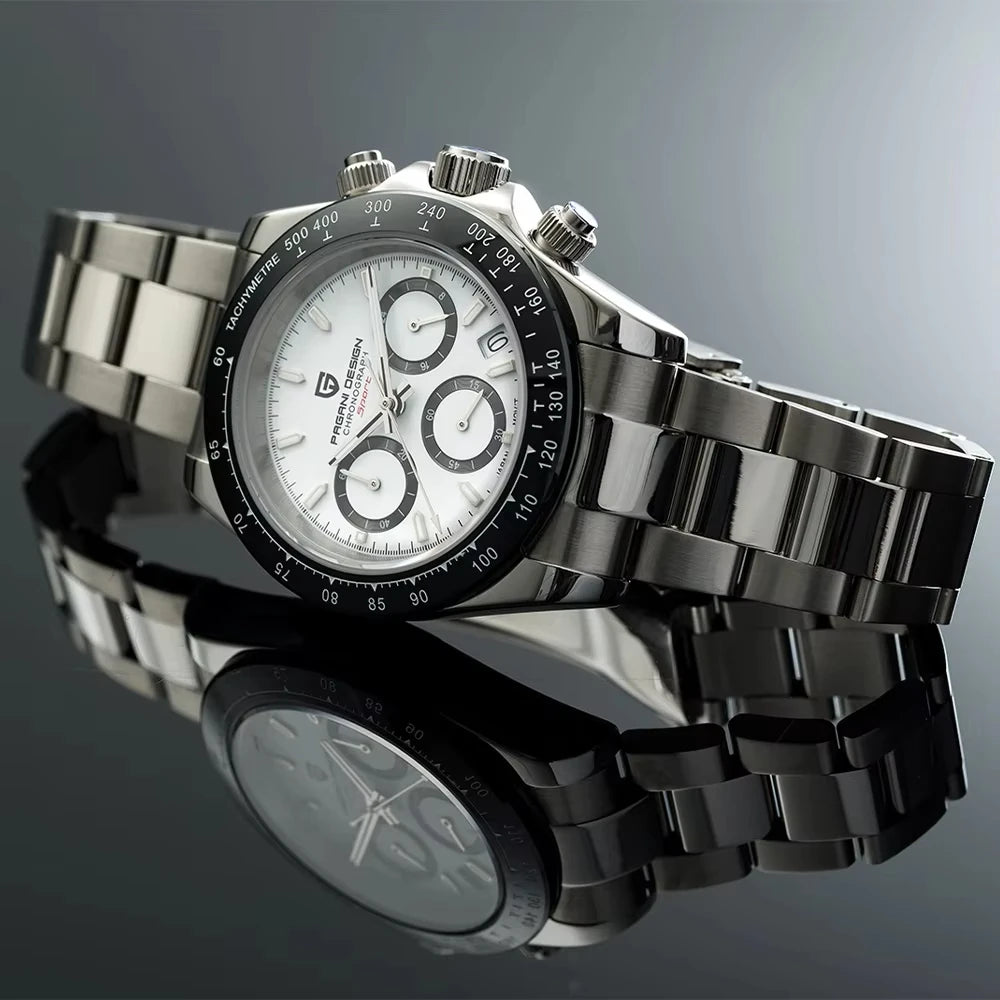 PAGANI DESIGN PD1644 Men Stainless Steel VK63 Chronograph Watch