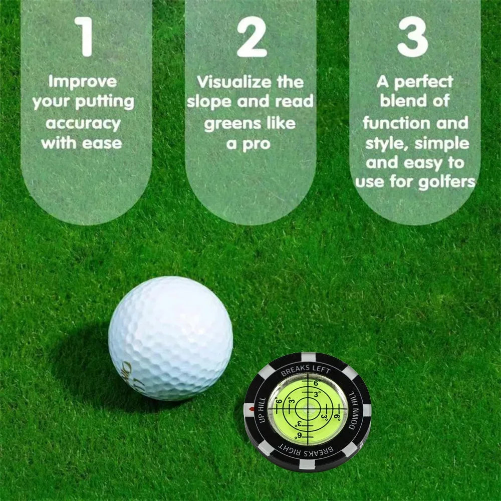 JJ024 Golf Putt Ball Marker High Precision Reading Aid