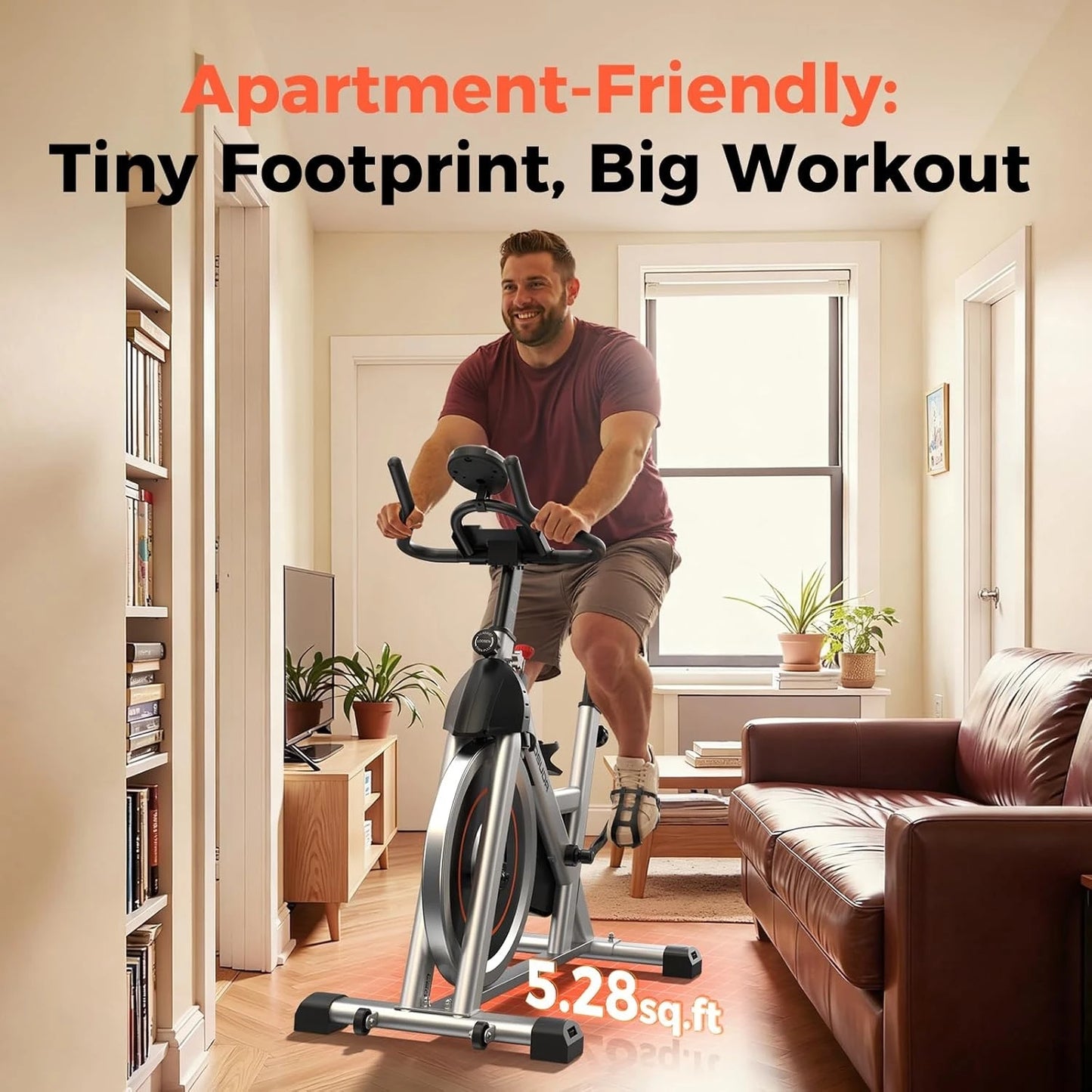 YOSUDA Magnetic Indoor Cycling Bike With Exclusive App And 300 Pounds Capacity