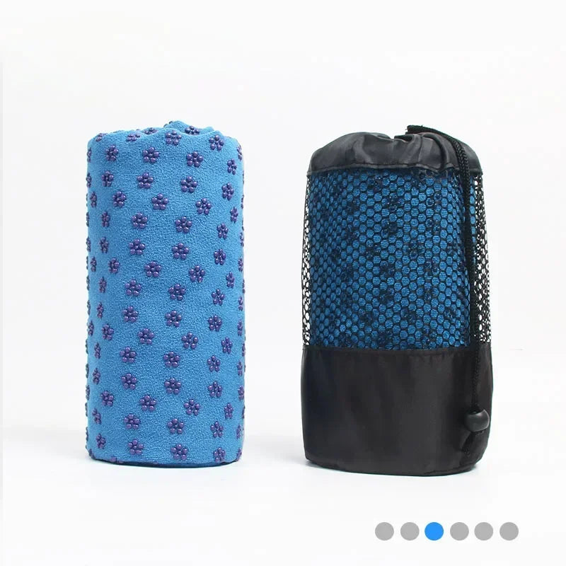 Non Slip Yoga Towel For Hot Yoga And Pilates Mat Absorbent Travel