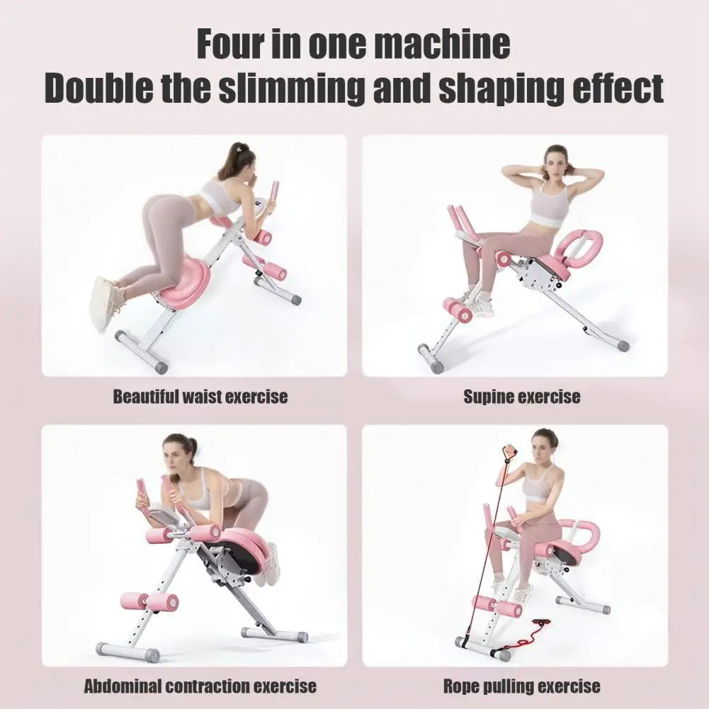 Adjustable Abdominal Trainer With LCD Display For Core Workouts