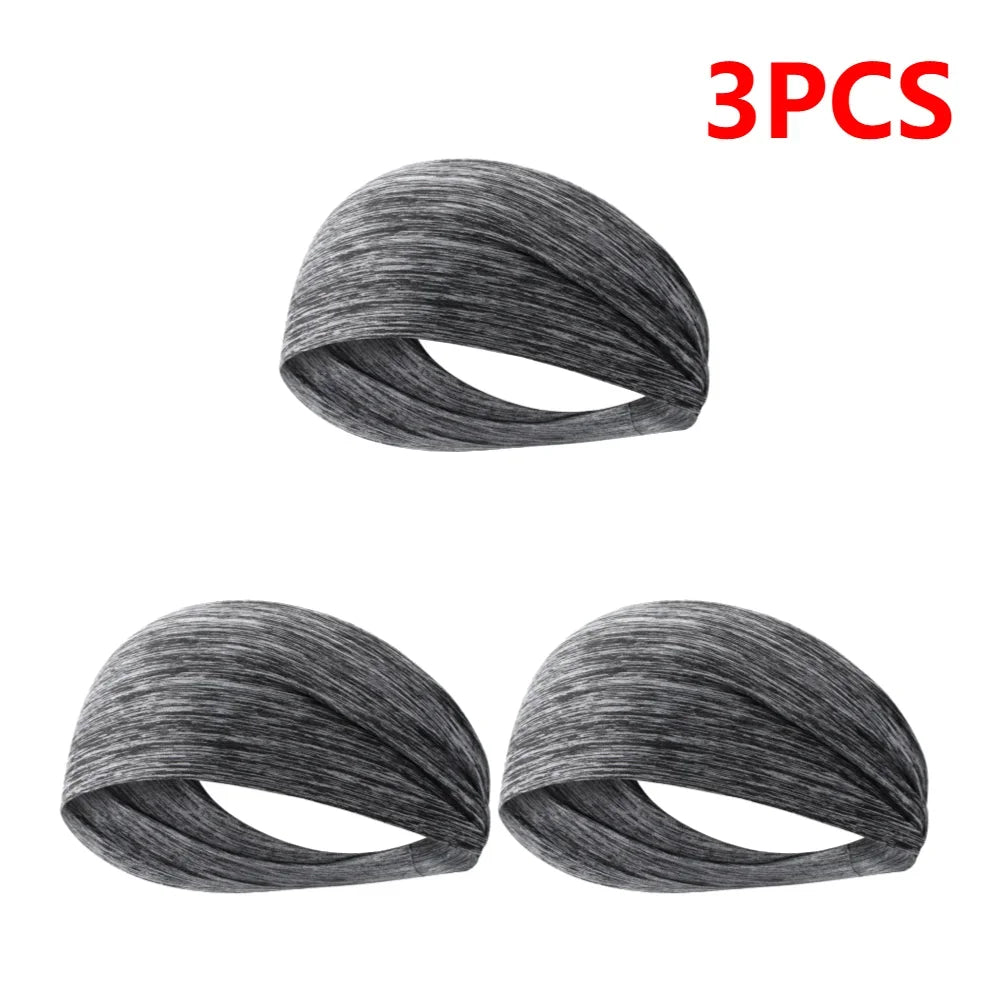 JOCESTYLE Elastic Sports Headband Sweat Absorption Quick Dry