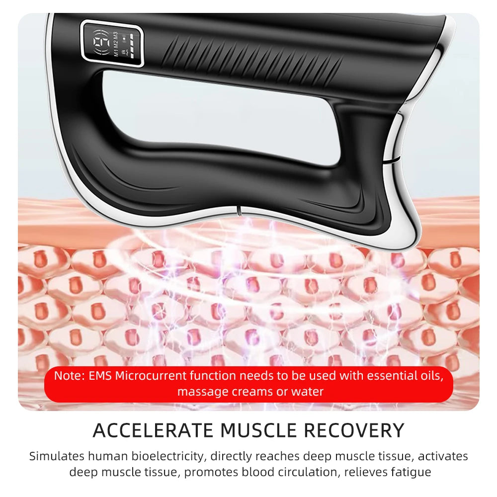 Foreverlily Electric Fascia Knife Massager Nine Gear Vibration Full Body