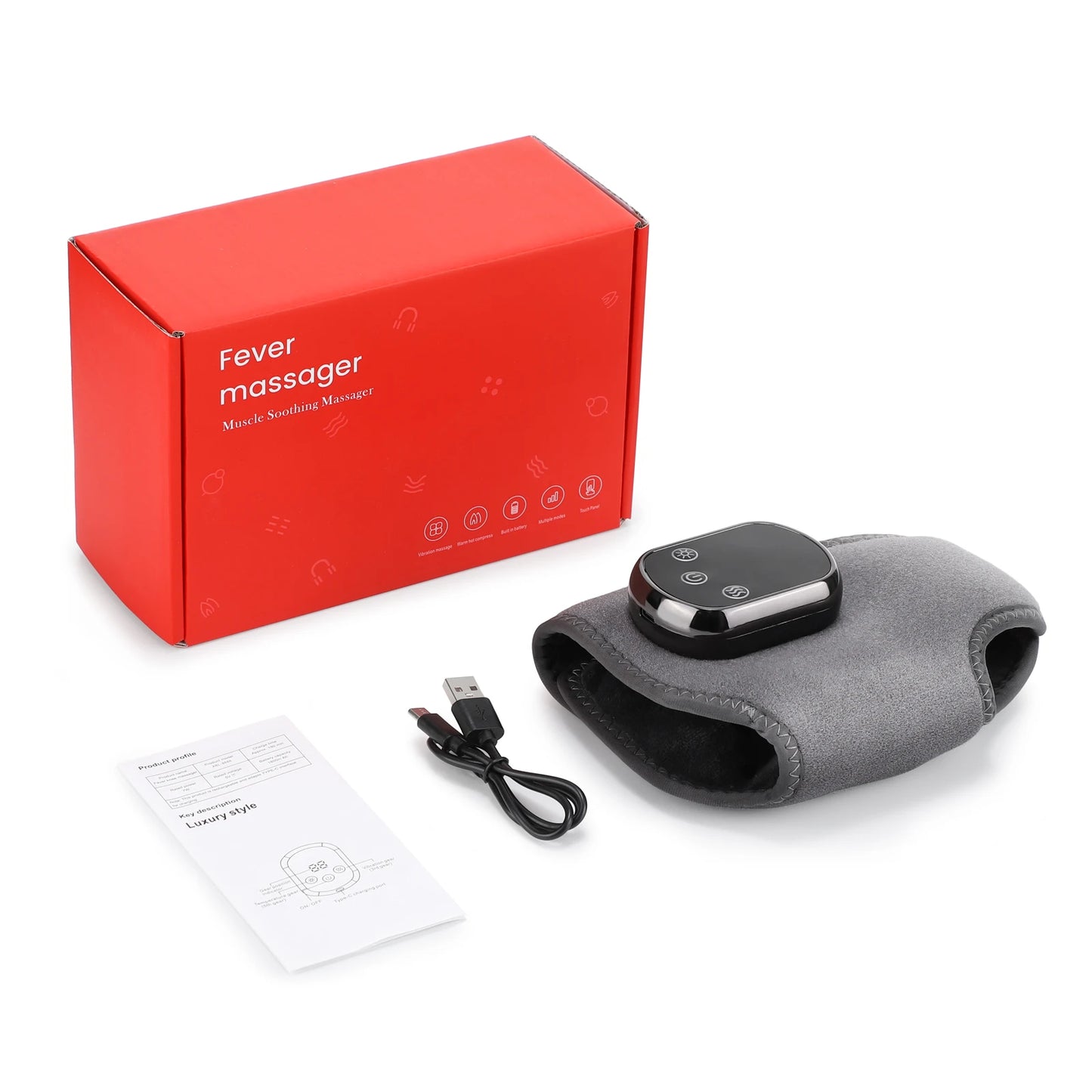 Moajaza Electric Ankle Massager With Five Level Hot Compress