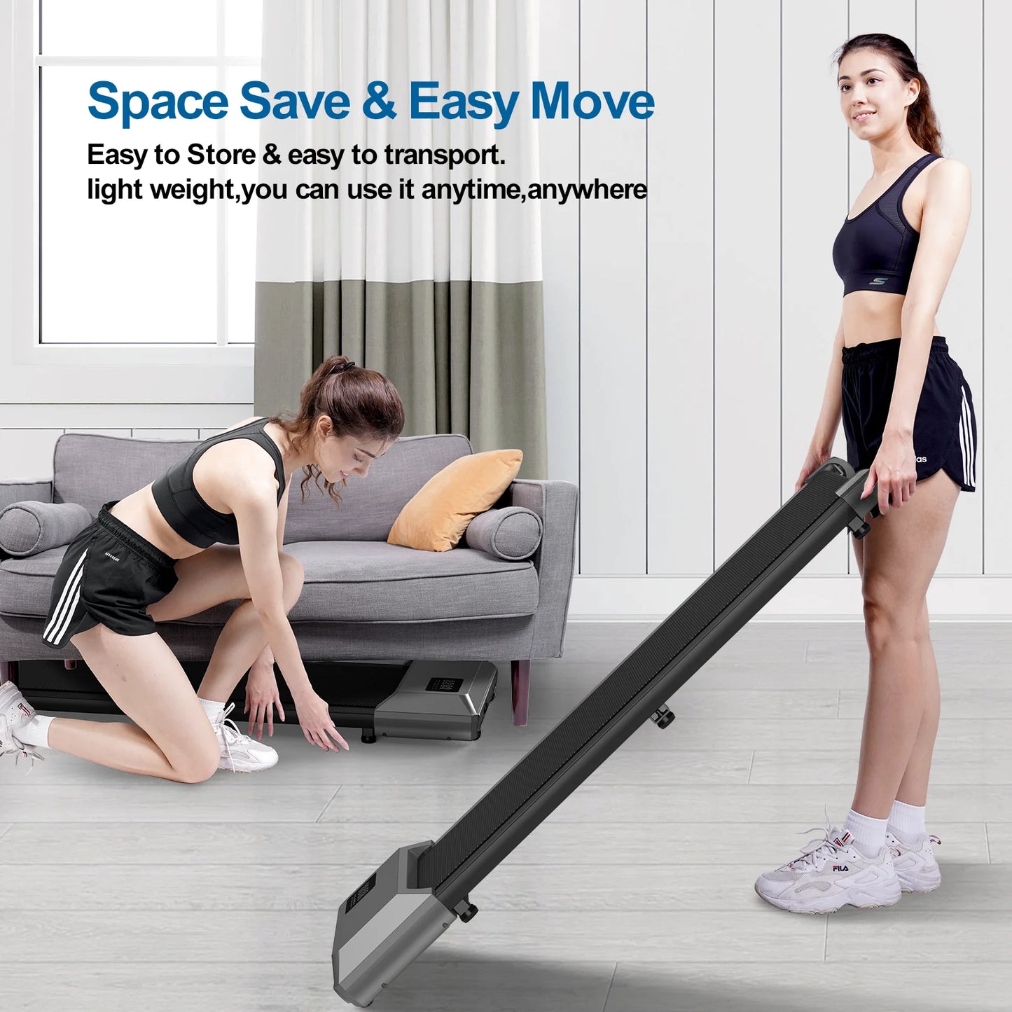 Walking Pad Mini Treadmill Under Desk Exercise Machine Max 250 Lbs