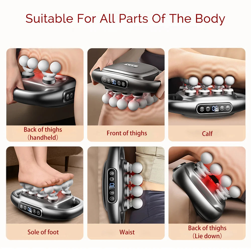 Foreverlily 16-Head Fascia Gun High Frequency Massage For Back And Shoulders
