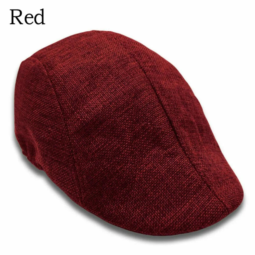 Peaky Newsboy Golf Cap For Men And Boys Vintage Beret