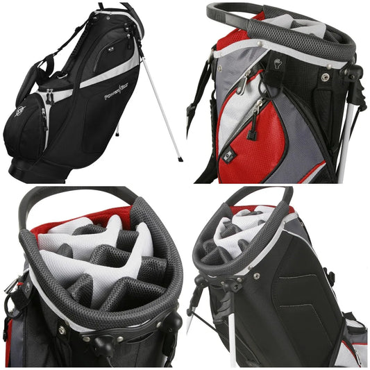 Hireko Golf 14-Way Stand Bag With Carry Handle Pockets