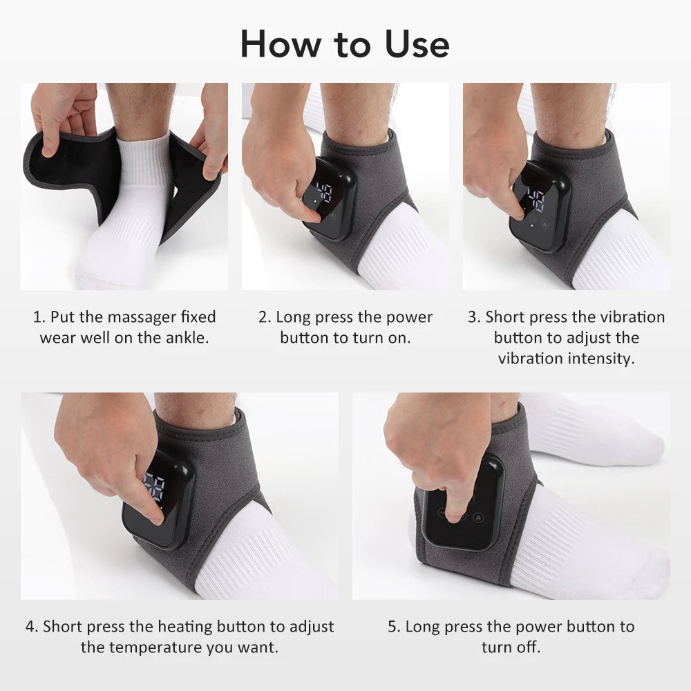 Hailicare Heated Ankle Brace For Injury Recovery And Support