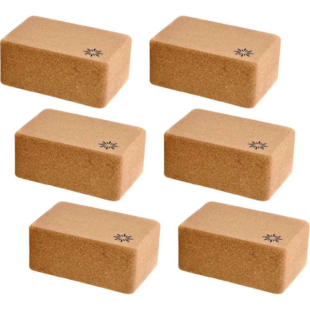 Sunshine Yoga Premium Cork Block For Stretching Support