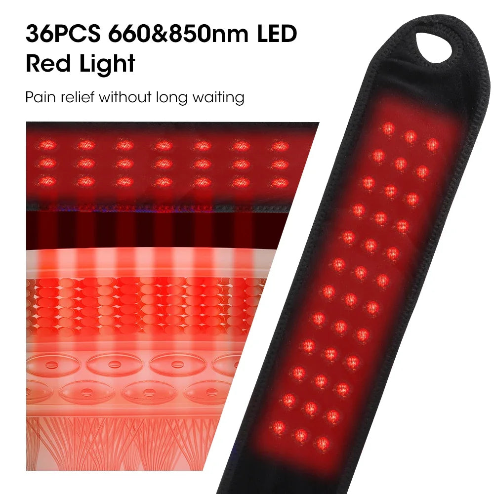 Hailicare Wireless Hand Massager With 660 850 Nanometer Light Therapy