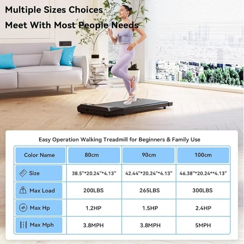 Superun Home Office Walking Treadmill With App And Remote Control