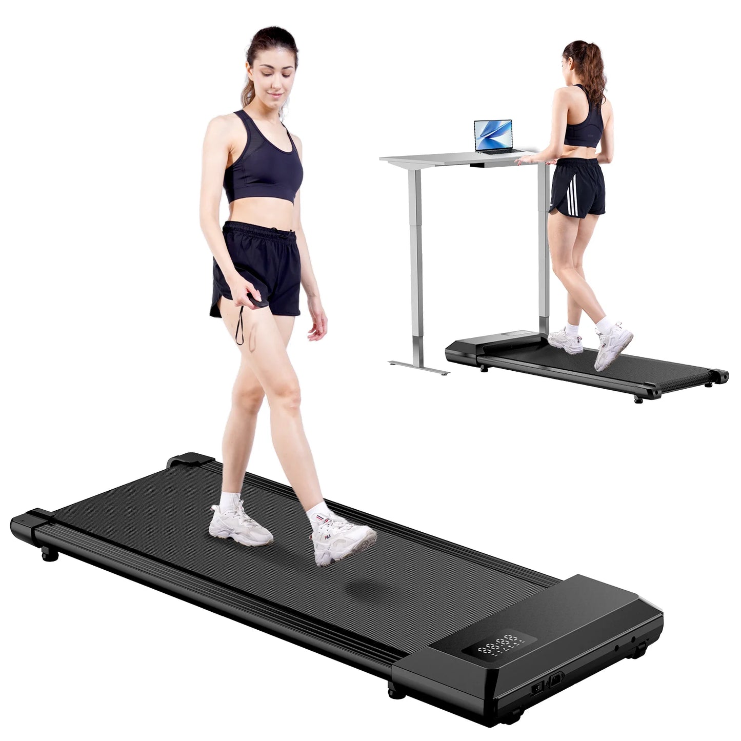 Walking Pad Mini Treadmill Under Desk Exercise Machine Max 250 Lbs