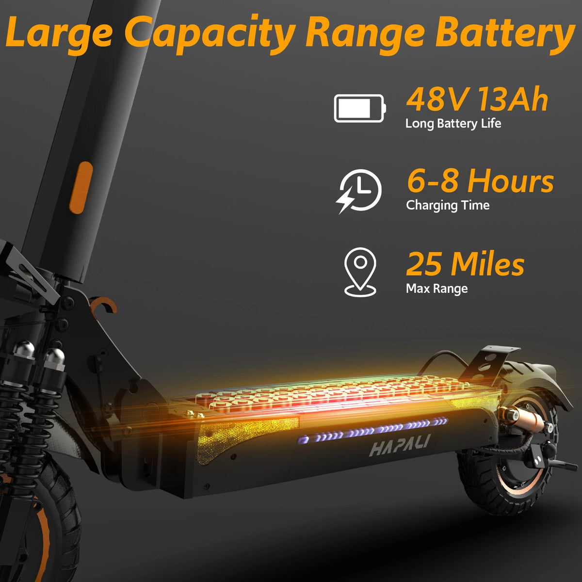 Osboo 1200W Off Road Electric Scooter With Dual Suspension and Disc Brakes