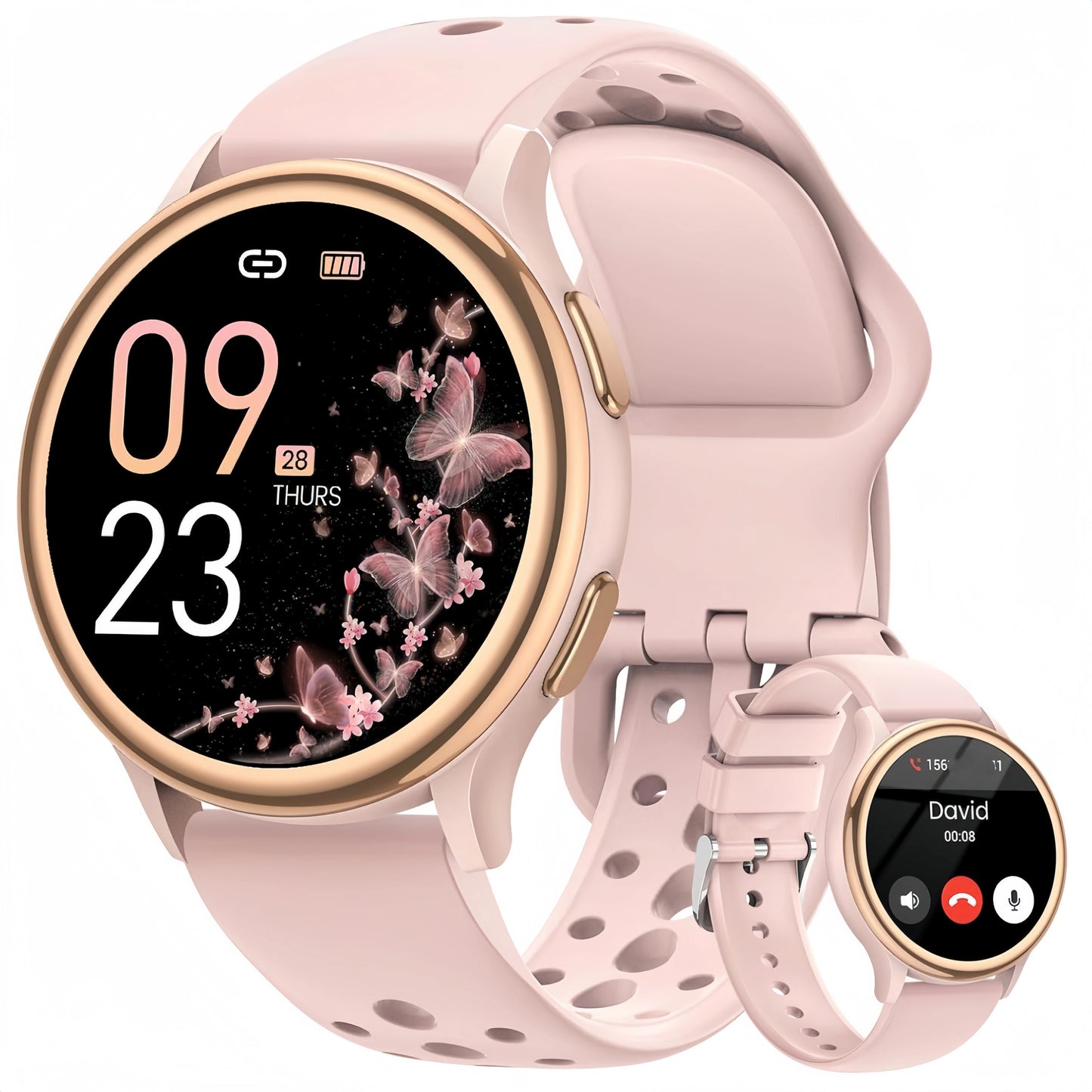 Bran Women Smartwatch Fitness Tracker for iPhone and Android