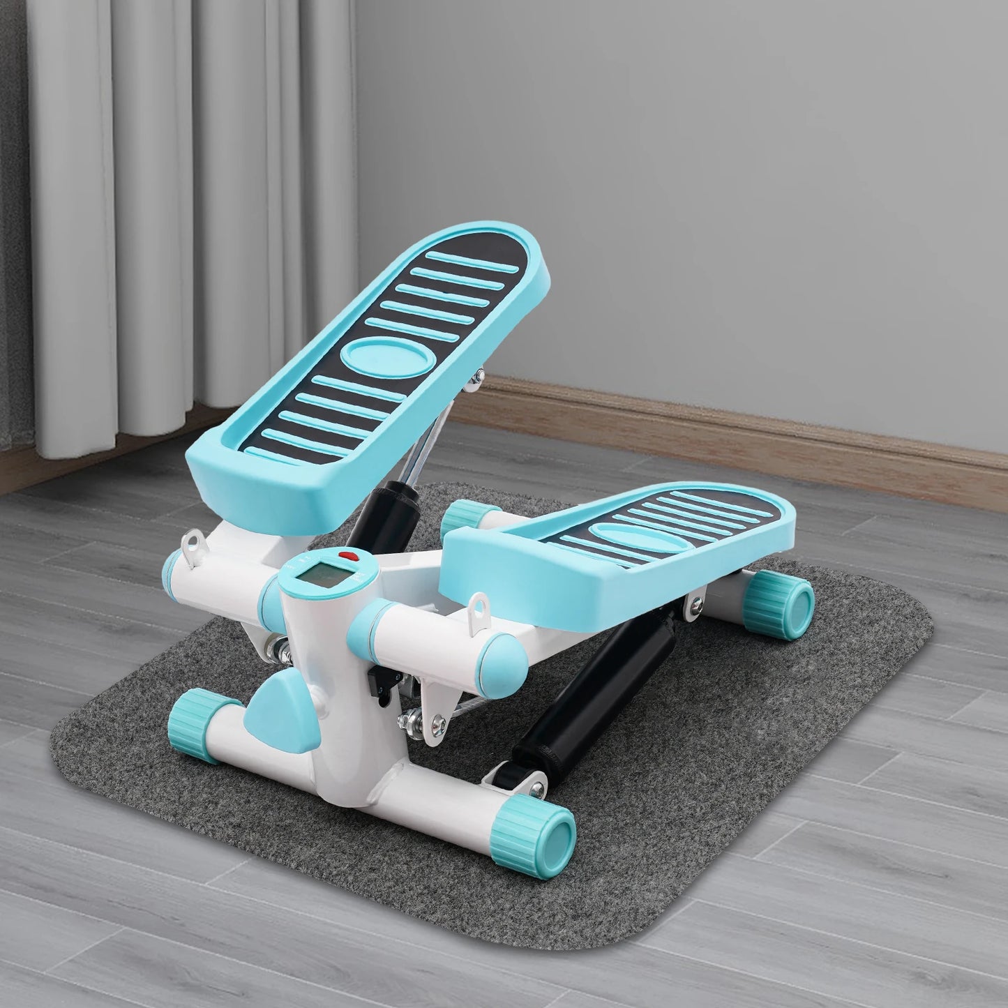 Compact Hydraulic Stepper With Resistance Bands For Home Use